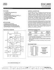 DAC-8800 datasheet pdf Precision Monolithics