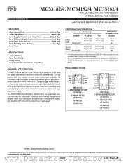 MC35182/4 datasheet pdf Precision Monolithics