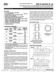 MUX24FP datasheet pdf Precision Monolithics