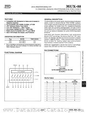 MUX88 datasheet pdf Precision Monolithics