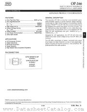 OP166P datasheet pdf Precision Monolithics