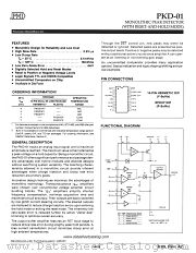 PKD-01 datasheet pdf Precision Monolithics