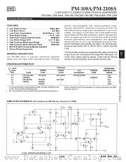 PM-108A datasheet pdf Precision Monolithics