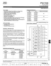 PM7228EP datasheet pdf Precision Monolithics