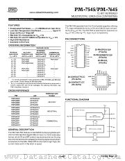 PM7545BRC/883 datasheet pdf Precision Monolithics