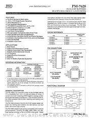 PM7628ER datasheet pdf Precision Monolithics