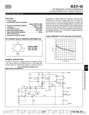 REF-10BJ/883 datasheet pdf Precision Monolithics