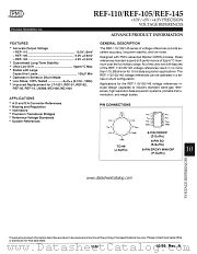 REF110 datasheet pdf Precision Monolithics