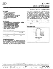 SMP-08 datasheet pdf Precision Monolithics