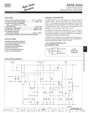 SSM-2134 datasheet pdf Precision Monolithics