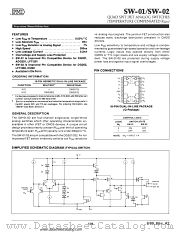 SW02BQ datasheet pdf Precision Monolithics