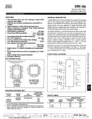 SW-06 datasheet pdf Precision Monolithics