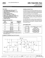 SW7510FQ datasheet pdf Precision Monolithics