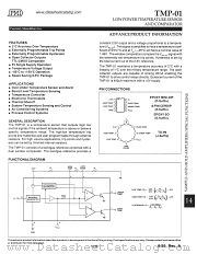 TMP01P datasheet pdf Precision Monolithics