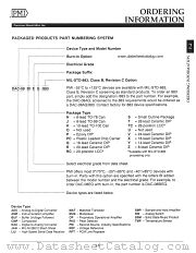 PART NUMBERING SYSTEM datasheet pdf Precision Monolithics