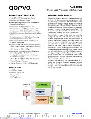 ACT4910 datasheet pdf Qorvo