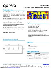 QPA2225D datasheet pdf Qorvo