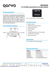 QPA3333 datasheet pdf Qorvo