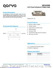 QPA3358 datasheet pdf Qorvo