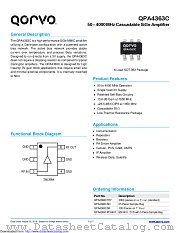 QPA4363C datasheet pdf Qorvo