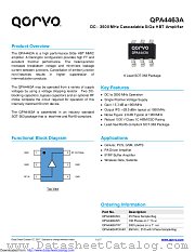 QPA4463A datasheet pdf Qorvo