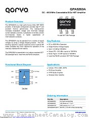 QPA5263A datasheet pdf Qorvo