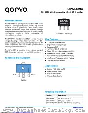 QPA6489A datasheet pdf Qorvo