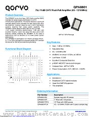 QPA8801 datasheet pdf Qorvo