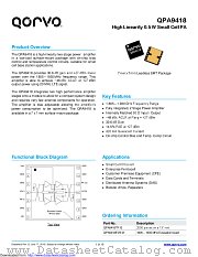 QPA9418 datasheet pdf Qorvo