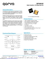 QPA9419 datasheet pdf Qorvo