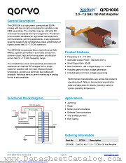 QPB1006 datasheet pdf Qorvo