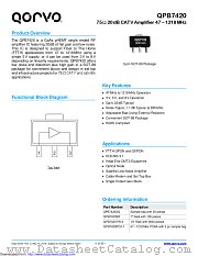 QPB7420 datasheet pdf Qorvo