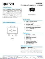 QPB7425 datasheet pdf Qorvo