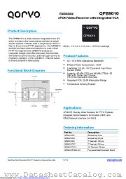 QPB9010 datasheet pdf Qorvo