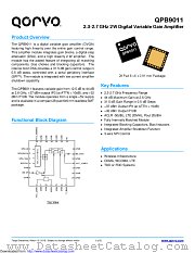 QPB9011 datasheet pdf Qorvo