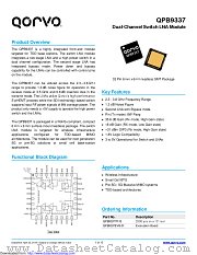 QPB9337 datasheet pdf Qorvo