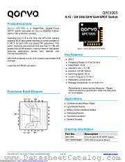 QPC1005 datasheet pdf Qorvo