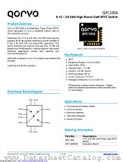 QPC1006 datasheet pdf Qorvo