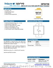 QPD2796 datasheet pdf Qorvo