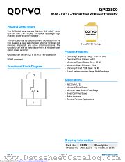 QPD3800 datasheet pdf Qorvo