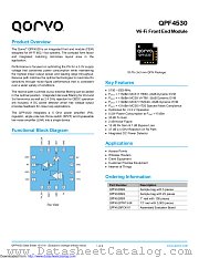 QPF4530 datasheet pdf Qorvo