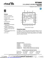 RF6886 datasheet pdf Qorvo