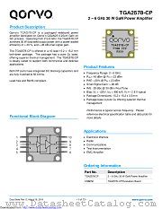 TGA2578-CP datasheet pdf Qorvo