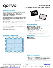 TGA2813-SM datasheet pdf Qorvo