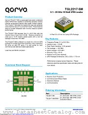 TGL2217-SM datasheet pdf Qorvo