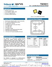 TQC9311 datasheet pdf Qorvo