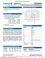 TQF6297H datasheet pdf Qorvo