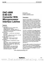 DAC-4888FD datasheet pdf Raytheon