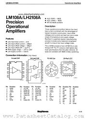 LH2108AD/883B datasheet pdf Raytheon