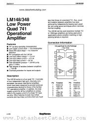 LM148D/883B datasheet pdf Raytheon